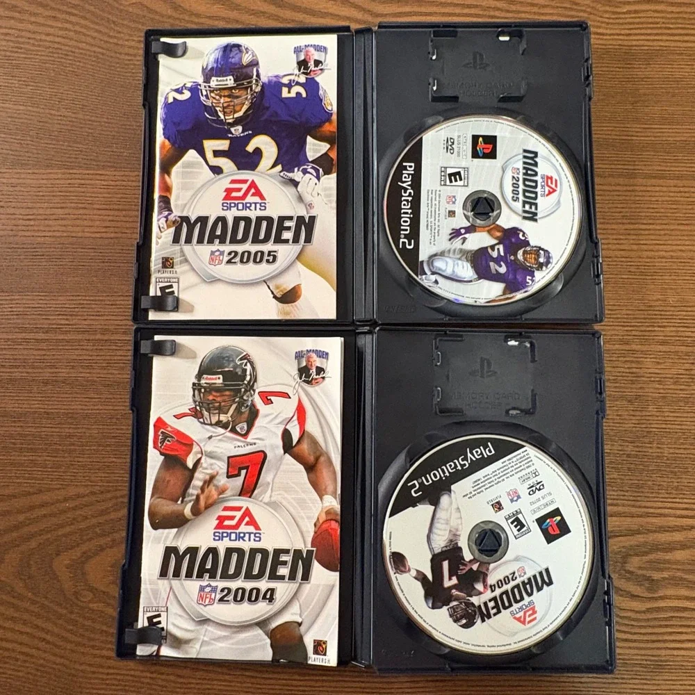 EA Sports Madden NFL Video Game Lot PlayStation 2 PS2 7 Games ‎ Good Conditio